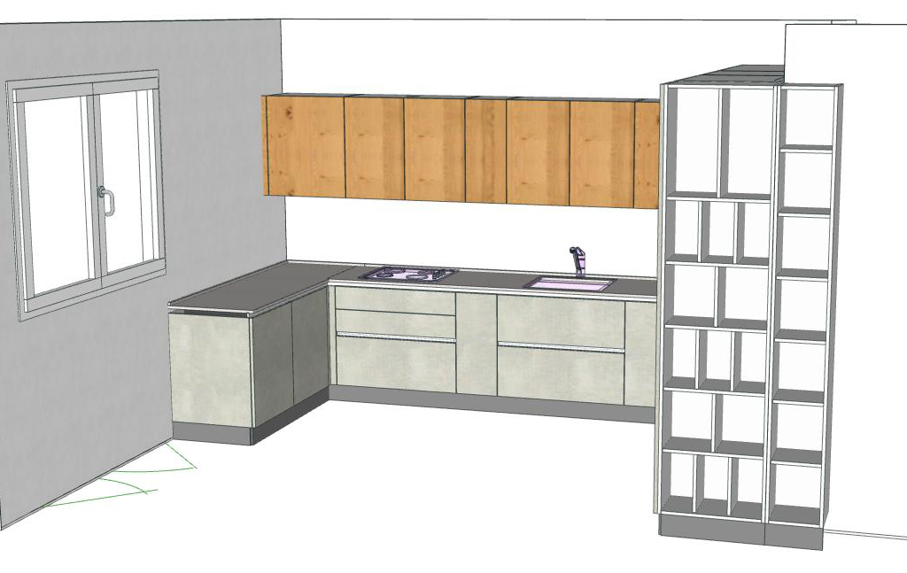 mobili brianza design cucina arredamento bianco legno progetto disegno